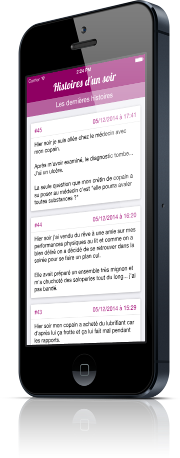 iphone histoires d'un soir